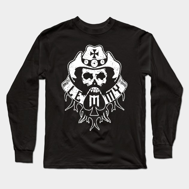 Lemmy Black Long Sleeve T-Shirt by tukiem